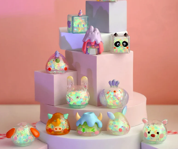 Geometric Monster Shimmering Realm Series Blind Box
